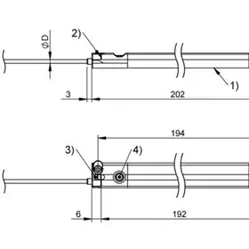Датчик линейных перемещений Balluff BMP 01-EL1PP21A-0192-00-P00,5-S4