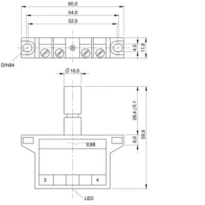 Элемент переключения Balluff BES 517-560-H-RK