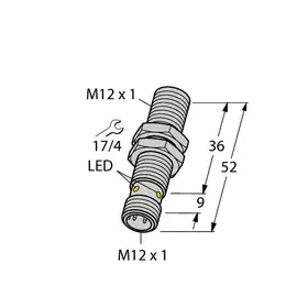 Индуктивный датчик TURCK BI4U-EM12WD-AP6X-H1141