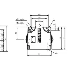 Блочный выключатель Balluff BNS 813-B06-E12-61-A-22-06-FC