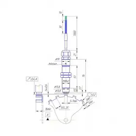 Индуктивный датчик ТЕКО ISNm AG482S8-31PS-1,5-LZ-H-V-7 (ВТИЮ.7094)