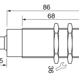 Индуктивный датчик EGE-Elektronik IGMW 010 GSOP