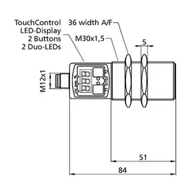 Ультразвуковой датчик Microsonic crm+35/F/TC/E