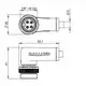 Разъем с кабелем Balluff BCC A324-0000-20-003-EX44W6-050