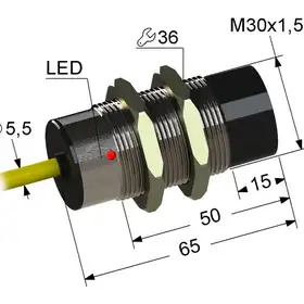 Индуктивный датчик с аналоговым выходом Мега-К PS2D-30M65-15N91-K