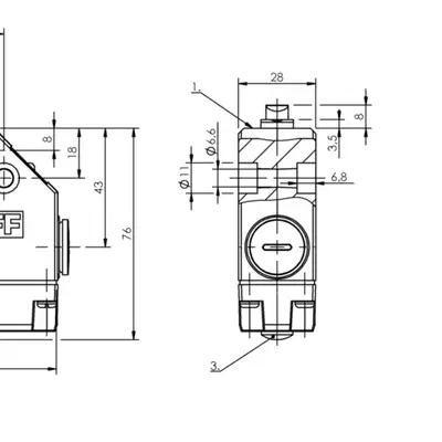 Одиночный выключатель Balluff BNS 819-FE-60-101-FD