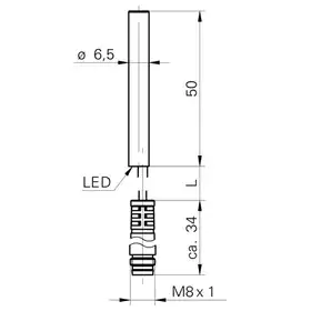 Индуктивный датчик Baumer IFRM 06P37A4/KS35L