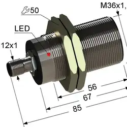 Индуктивный датчик Мега-К VB2-36M85-12B72-C27