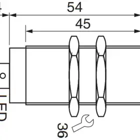 Индуктивный датчик EGE-Elektronik IGMU 10 GSP