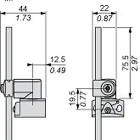 Kонцевой выключатель Telemecanique XCKP2159G13