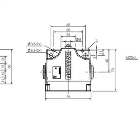 Блочный выключатель Balluff BNS 813-B04-K12-61-A-22-04