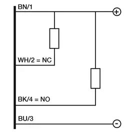 Емкостной датчик DATASENSING C18P/BN-1E