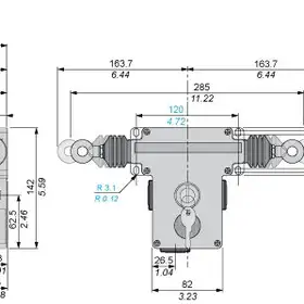 Тросовый выключатель аварийной остановки Telemecanique XY2CEDA290H7