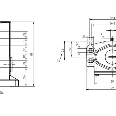 Блочный выключатель Balluff BNS 813-B06-R10-46-41-01