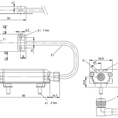 RFID головка чтения/записи Balluff BIS VM-352-001-S4