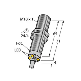 Индуктивный датчик TURCK DBI5U-M18E-AP4X3