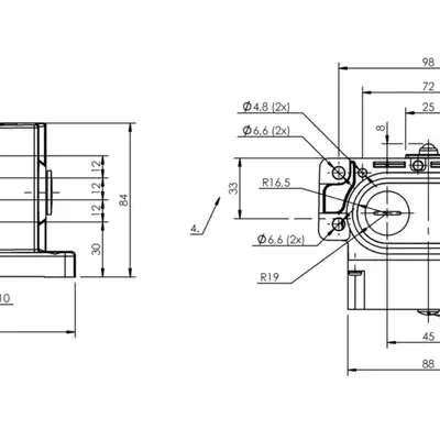 Блочный выключатель Balluff BNS 819-D04-K12-62-10-FD