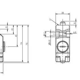 Одиночный выключатель Balluff BNS 813-FK-60-186-FC