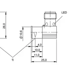 Магнитный датчик для цилиндра Balluff BMF 32M-PS-W-2-S4