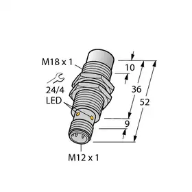 Индуктивный датчик TURCK NI12U-MT18H-AP6X-H1141