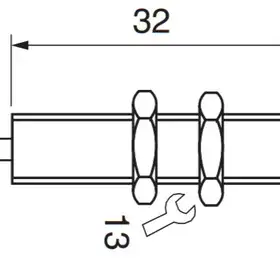 Индуктивный датчик EGE-Elektronik IGM 1 GSP