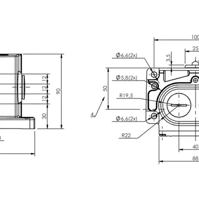 Блочный выключатель Balluff BNS 819-D04-E12-100-10
