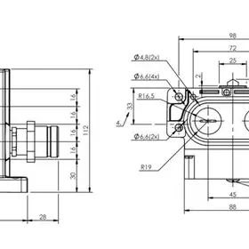 Блочный выключатель Balluff BNS 819-D05-D16-62-10-FD-S90R