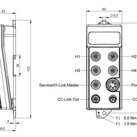 Блок обработки RFID Balluff BIS V-6111-073-C103