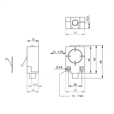 RFID головка чтения/записи Balluff BIS M-410-068-001-00-S115