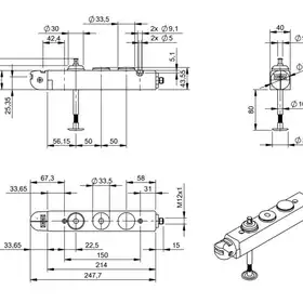 Дверной выключатель безопасности Balluff BID F101-2M1E3R-M02AZ0-S115