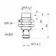 Индуктивный датчик Baumer IR18.P15S-N45.NO1Z.7BO