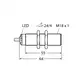 Ультразвуковой датчик TURCK RU50L-S18-AP8X