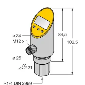 Датчик давления TURCK PS001R-311-LI2UPN8X-H1141