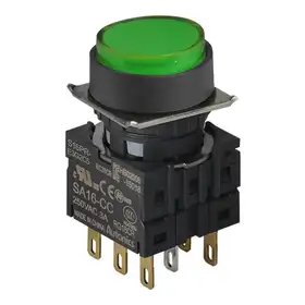 Кнопочный выключатель Autonics S16PR-E3G2C5