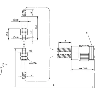 Оптоволоконный кабель Balluff BFO 18A-LAA-MZG-20-2