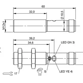 Оптический датчик Balluff BOS 12M-PA-RE10-S4