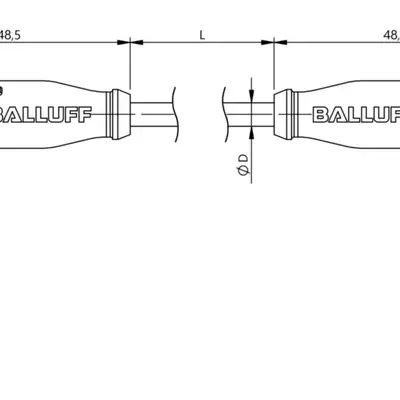 Соединительный кабель Balluff BCC M414-M414-6D-366-EX64N9-050
