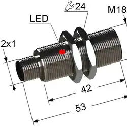 Индуктивный датчик Мега-К VB2-18M53-8N11-C4