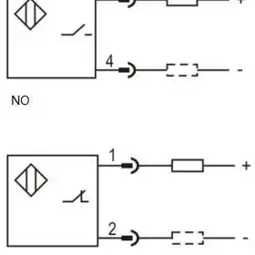 Индуктивный датчик LANBAO LE80XZSN70DPRY-D