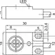 Индуктивный датчик LANBAO LE10SN08DPO