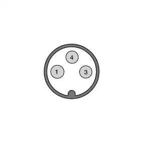 Индуктивный датчик DATASENSING AE1/CN-4F