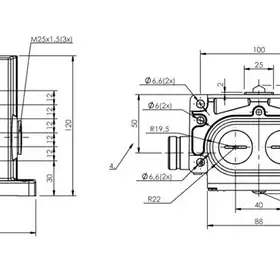 Блочный выключатель Balluff BNS 819-D06-D12-100-10-FD-S90L