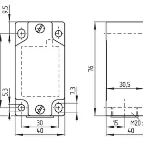 Kонцевой выключатель Schmersal MR330-11Y-M20