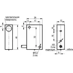 Индуктивный датчик ТЕКО ISB I2A-31P-2-L