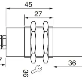 Индуктивный датчик EGE-Elektronik IGMP 030 S-80