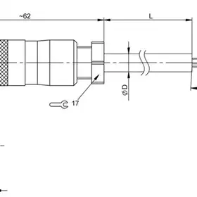 Разъем с кабелем Balluff BKS-S 32M-15