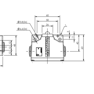 Блочный выключатель Balluff BNS 823-B03-D12-61-A-10-02