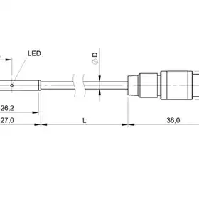 Индуктивный датчик Balluff BES 516-3007-SA4-00,4