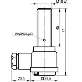 Оптический датчик ТЕКО OS AT45A-31N-10-LZ