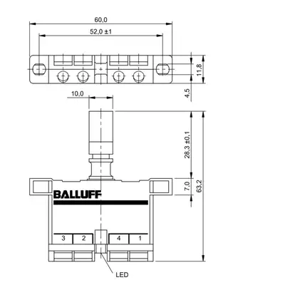 Элемент переключения Balluff BES 517-108-RK